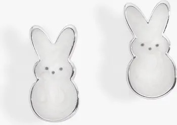 Peeps® Pearlized Bunny Stud Earrings | Nordstrom