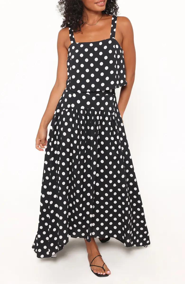 Petal & Pup Lula Polka Dot Top & Maxi Skirt Set | Nordstrom | Nordstrom
