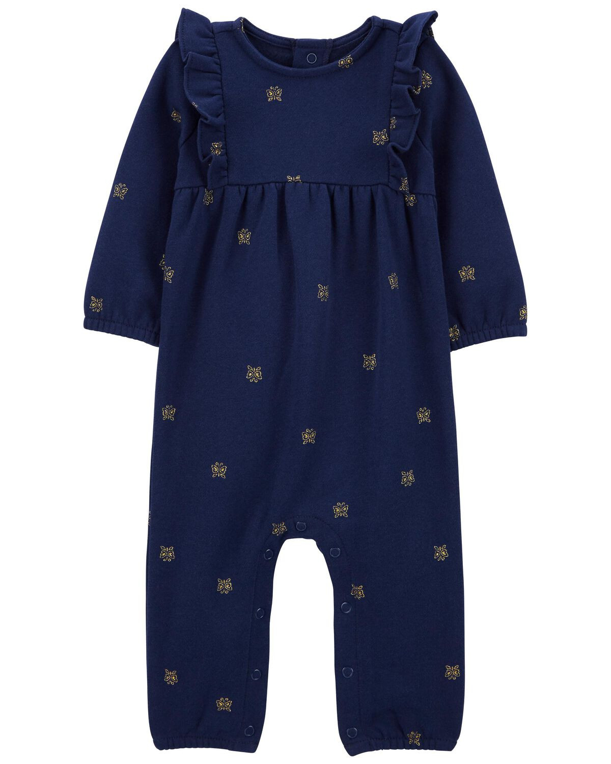 Navy Baby Butterfly Jumpsuit | carters.com | Carter's