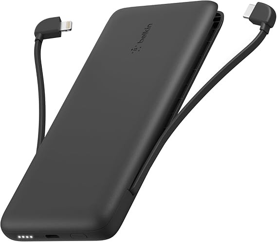 Belkin Portable Charger Power Bank for iPhone/Android - 10,000mAh, 23W Battery Pack for Phone wit... | Amazon (US)
