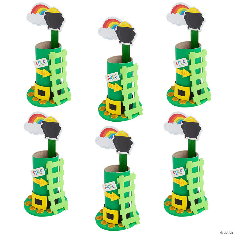 Bulk Leprechaun Trap Craft Kit for Classroom Activities - Makes 48 | Oriental Trading Company