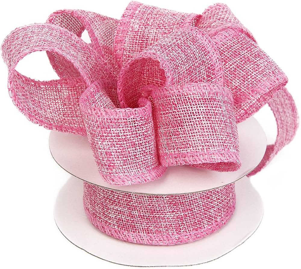 Burlap Ribbon Perfect for Wedding Home Decoration Gift Wrap Bows Made Handmade Art Crafts 1-1/2 I... | Amazon (US)