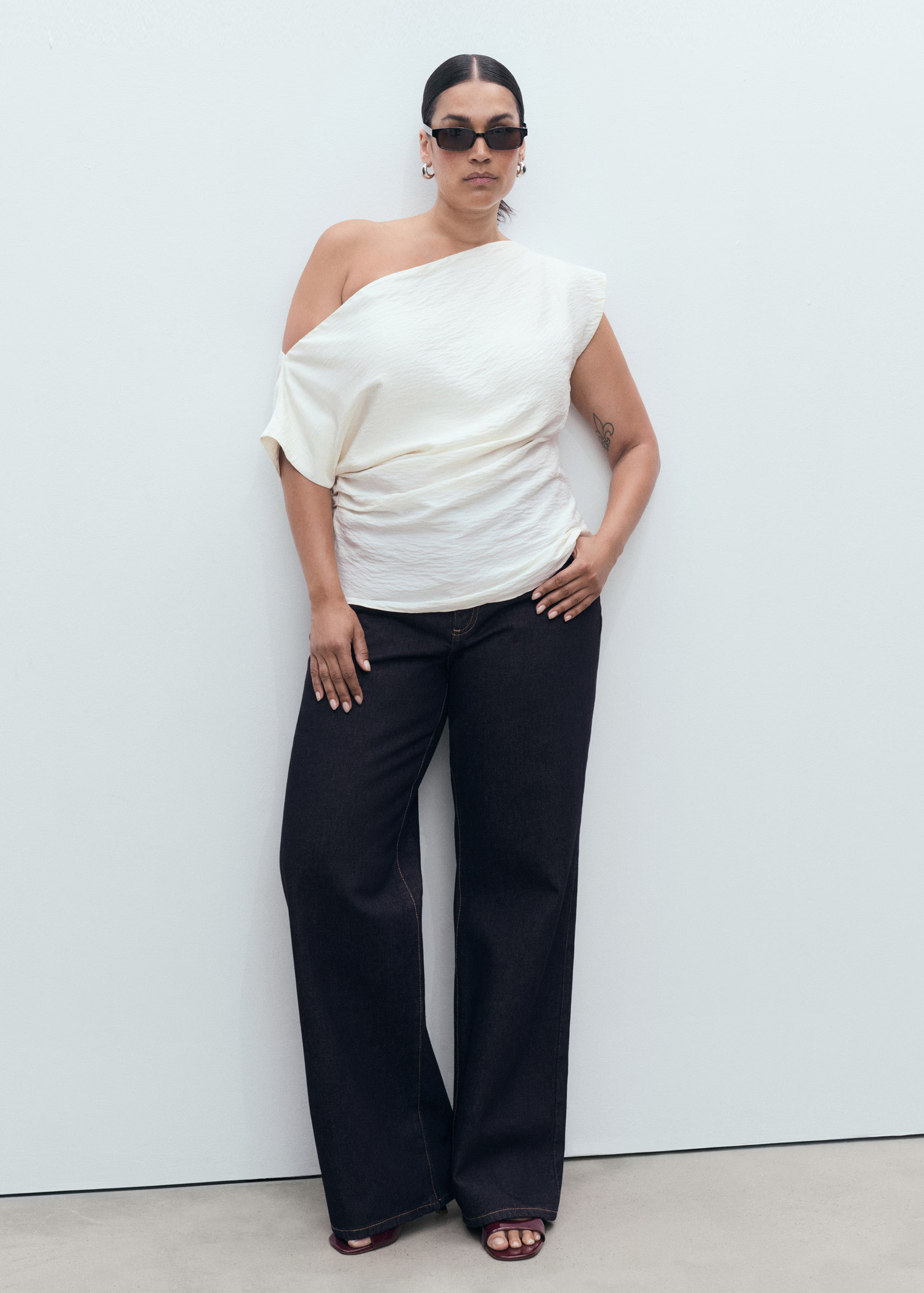 Danila High-Waist Wide-Leg Jeans - Damen | MANGO Deutschland | Mango EU