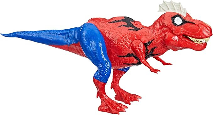 Spider-Man Marvel Web Chompin' Spider-Rex 16-Inch Action Figure with Sounds and Dino Blast Action... | Amazon (US)