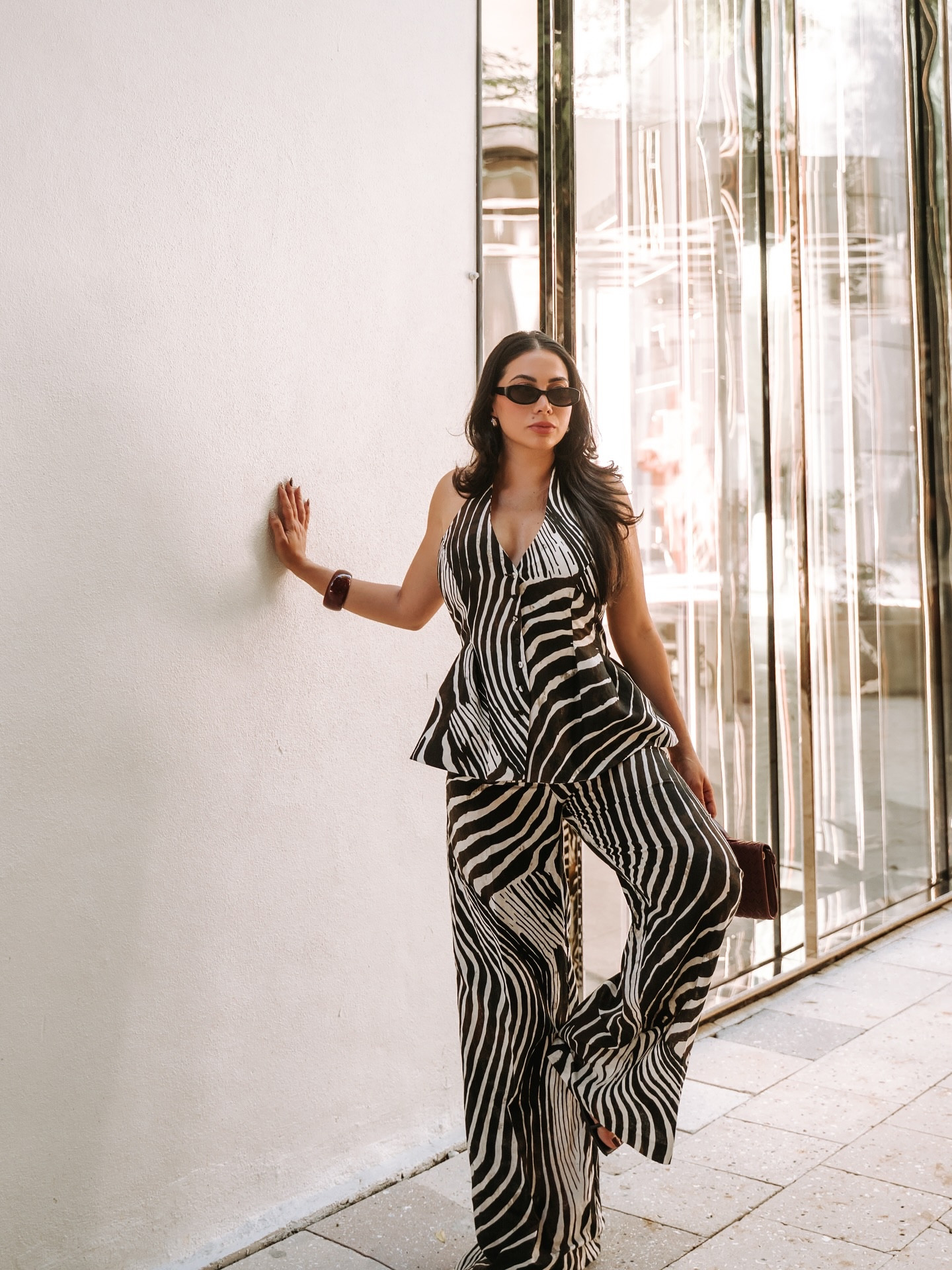 Obsessed with this set 😍 Mango’s having 30% off right now, so you can snag this look for less! It’s SO flattering, linked it for you guys on stories @mango #ad