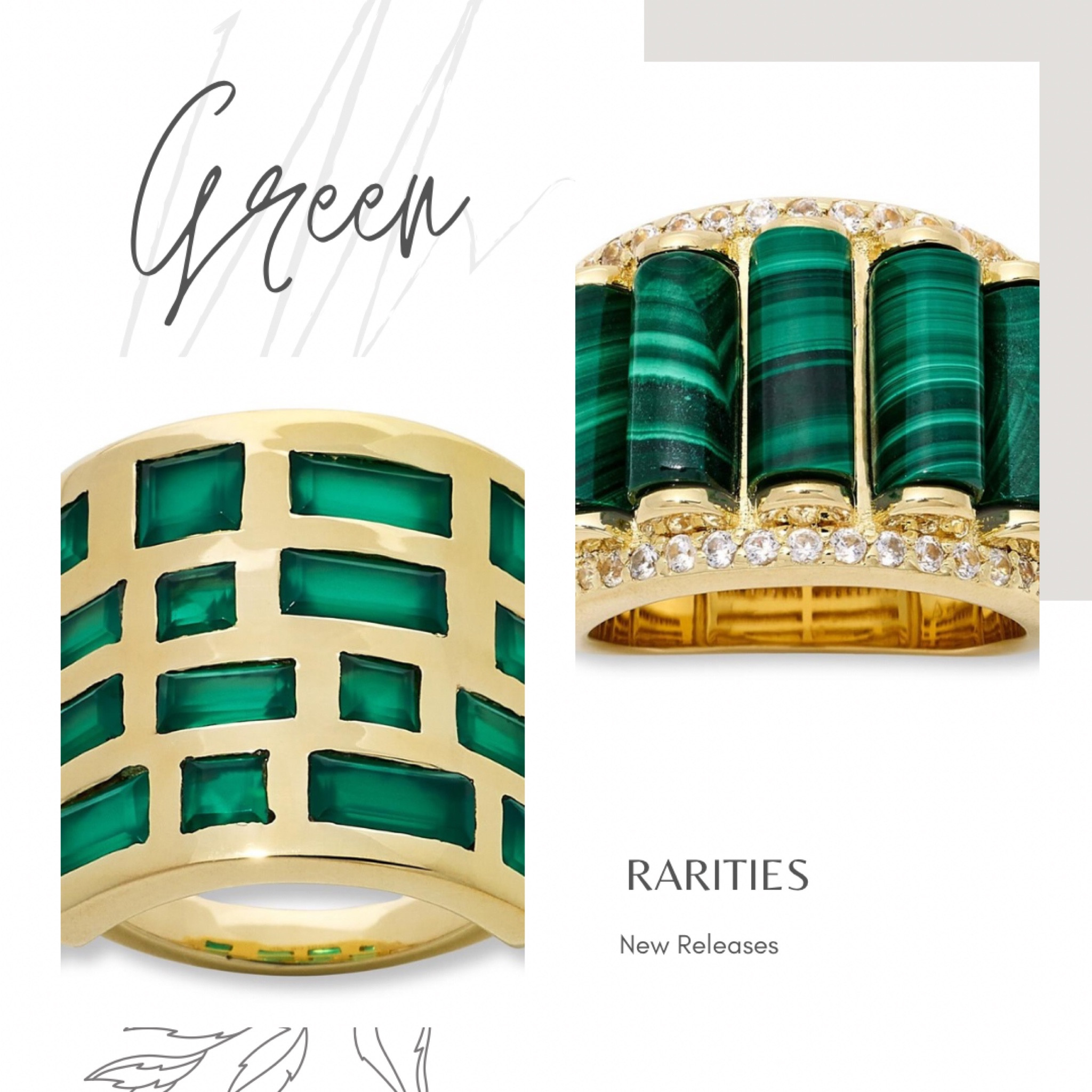New green rings from Rarities  

#LTKOver40 #LTKSaleAlert #LTKStyleTip