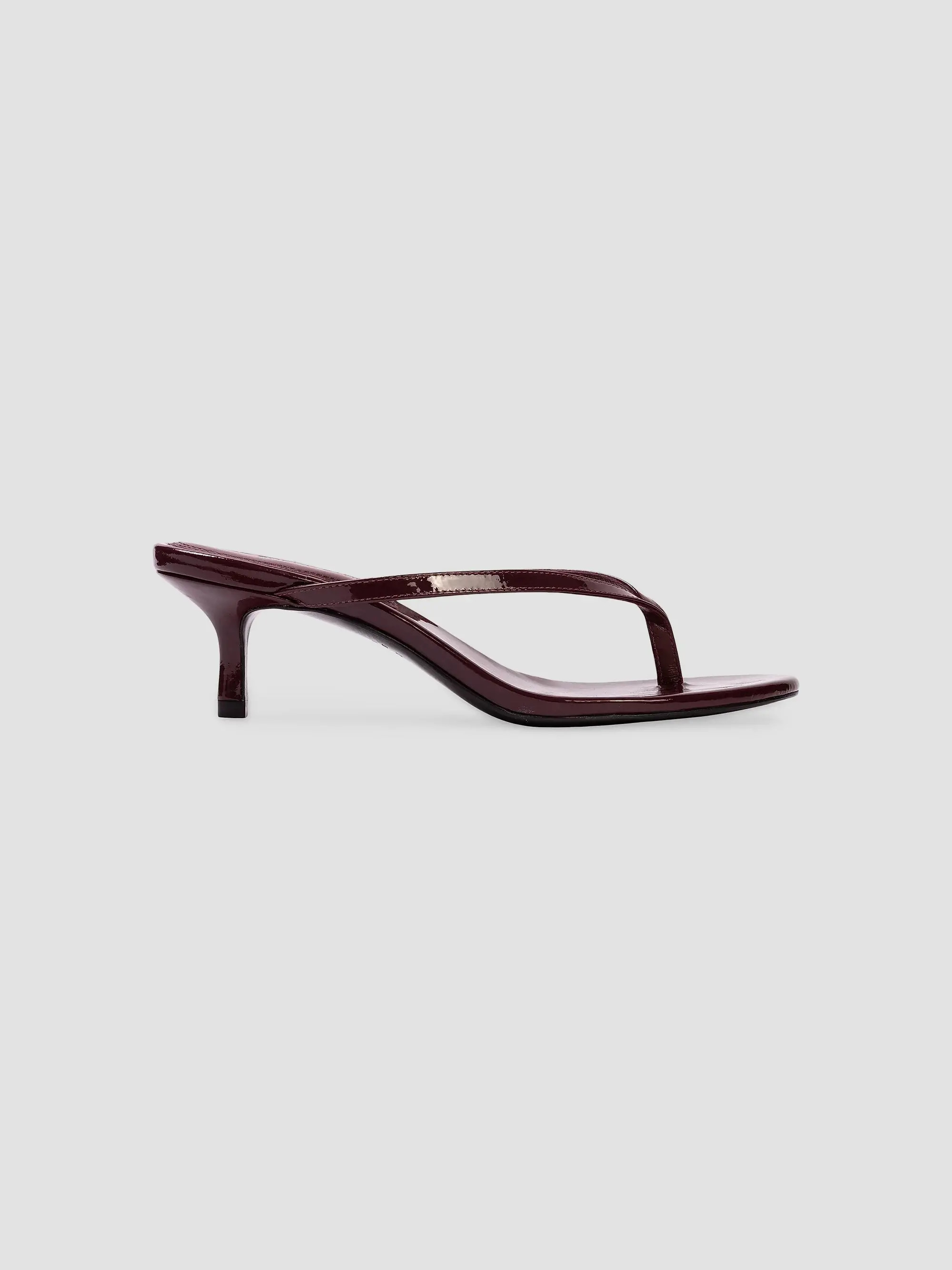 Black Suede Studio Tash 50MM Patent Sandals | Saks Fifth Avenue | Saks Fifth Avenue