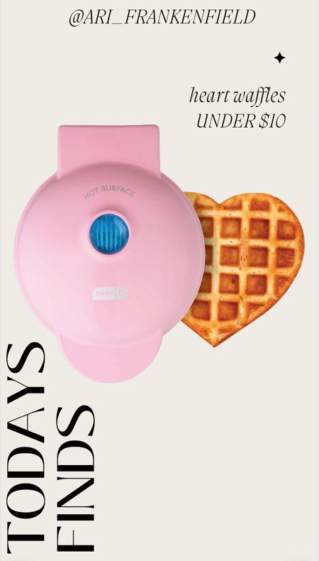 The cutest heart shaped waffle maker!

#LTKkids #LTKhome
