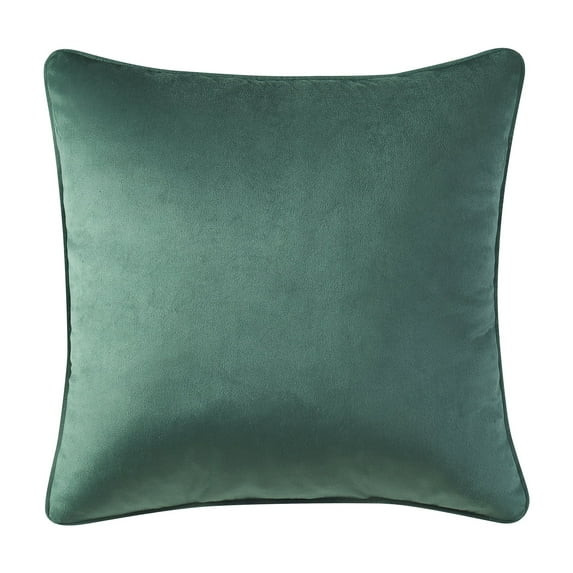 Holiday Time 18" x 18" Green Velvet Decorative Pillow | Walmart (US)