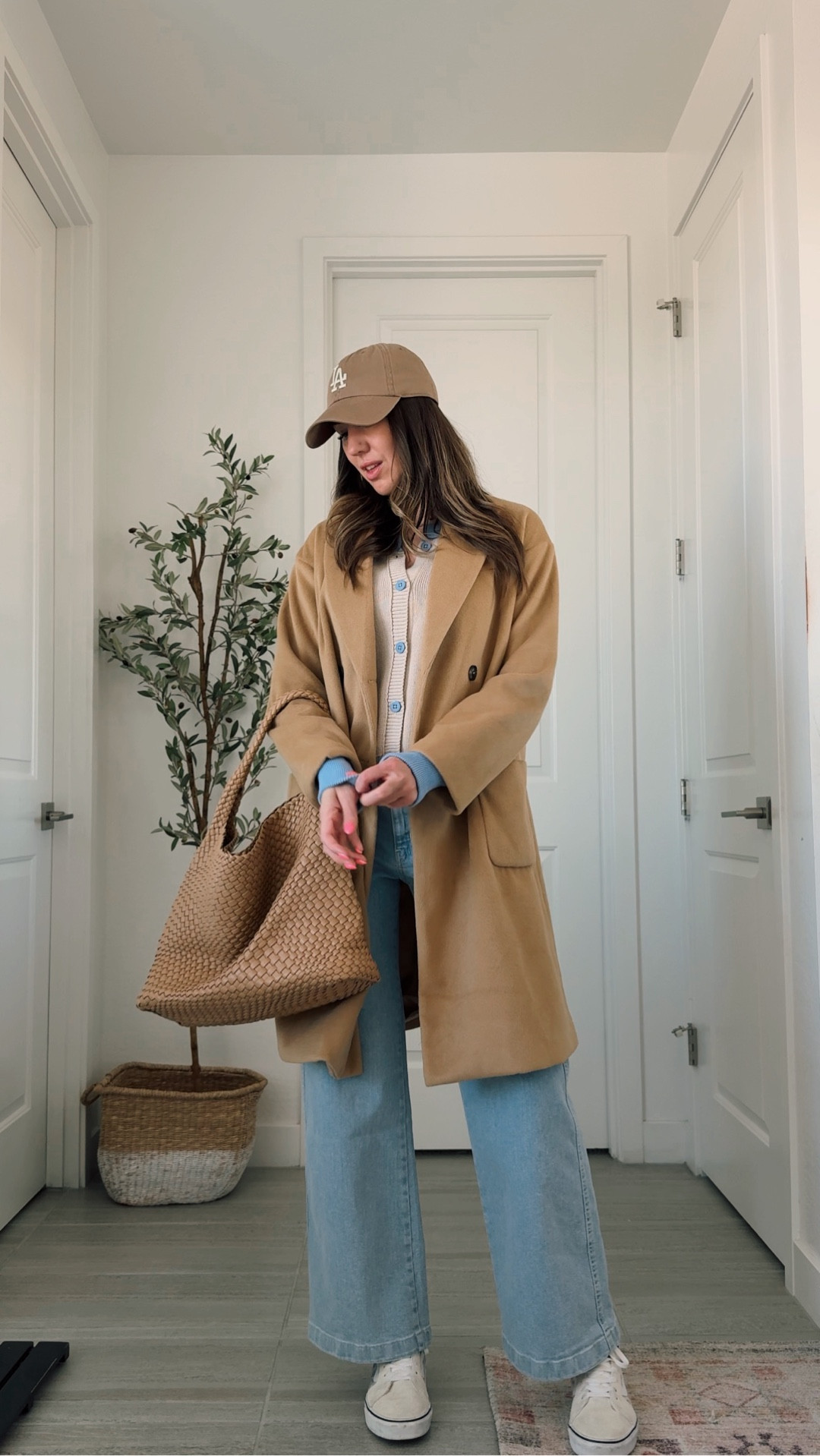 Dressing up these Levi cargo jeans with a preppy sweater, vans, hat, and trenchcoat👀Size down one size in the jeans, they run big!✨ I’m 5’7.5” for reference 

#LTKTall #LTKootd #LTKSaleAlert