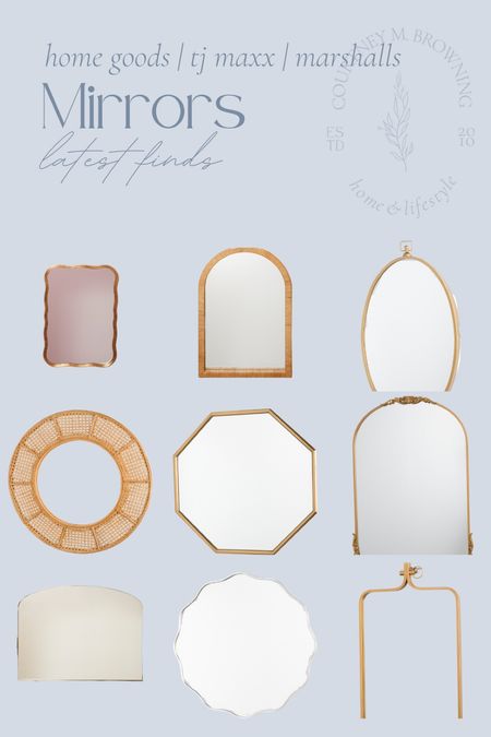Mirrors, affordable mirror, brass mirror

#LTKhome