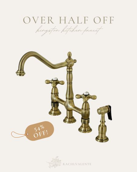 our Amazon Kingston Brass faucet in the color Antique Brass! over half off right now! #kitchenfaucet #kitchenfinds

#LTKhome #LTKsalealert #LTKstyletip