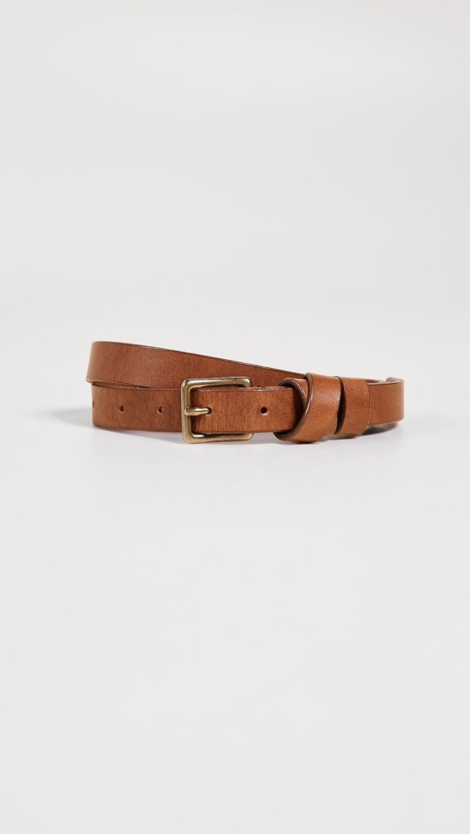 Leather Crisscross Skinny Belt | Shopbop