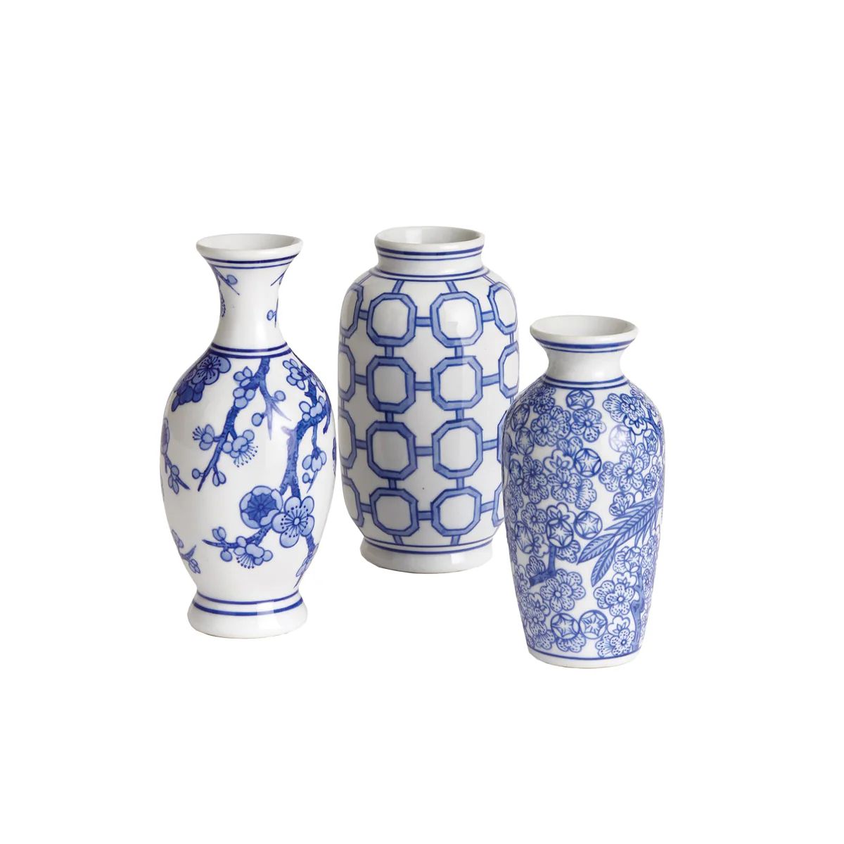 Blue and White Bud Vase Set | Tuesday Made
