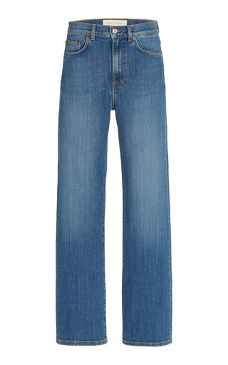 Eiffel Stretch High-Rise Organic Cotton Straight-Leg Jeans | Moda Operandi (Global)