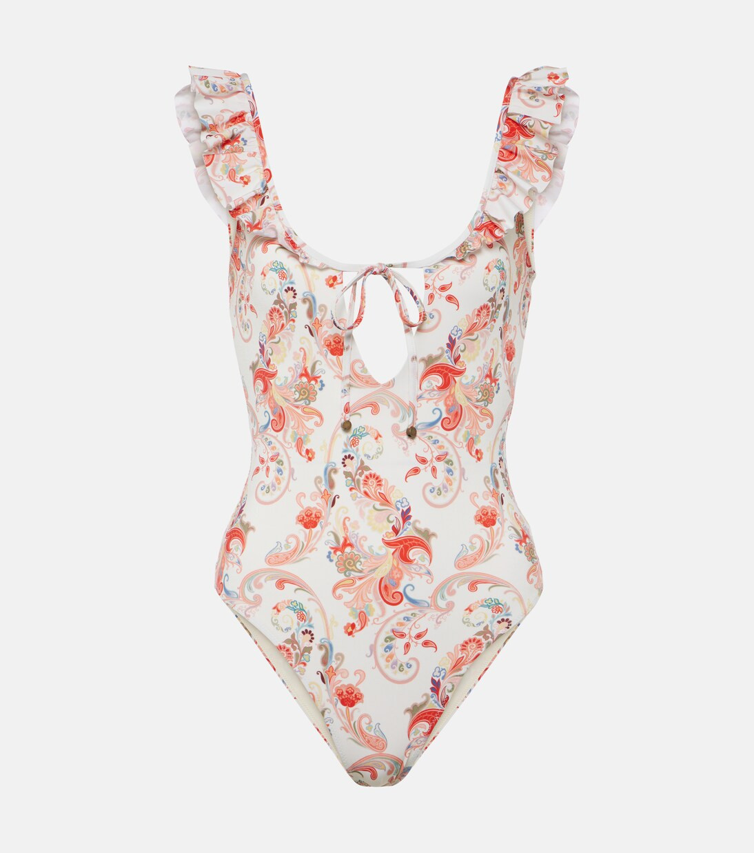 Ruffled paisley swimsuit | Mytheresa (US/CA)