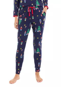 PAJAMARAMA Women's Nutcracker Jogger Pajama Pants | Belk