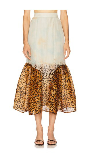Helen Midi Skirt in Wild Horizon Print | Revolve Clothing (Global)