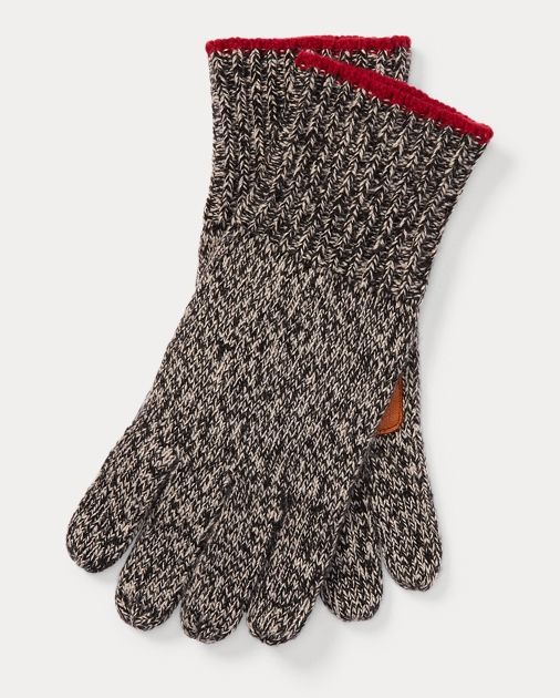 Deerskin-Palm Knit Gloves | Ralph Lauren (US)