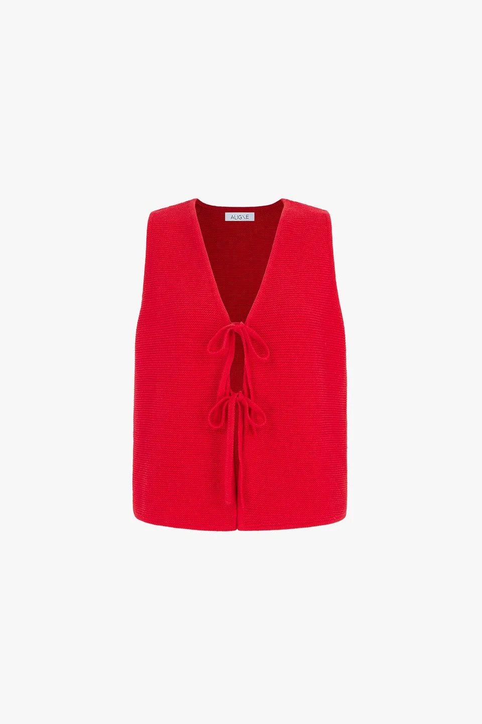Isla | Knitted Tank in Red | ALIGNE | ALIGNE USA