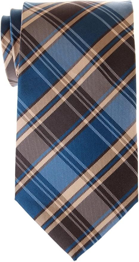 Retreez Retro Styles Tartan Plaid Woven Microfiber Men's Tie | Amazon (US)