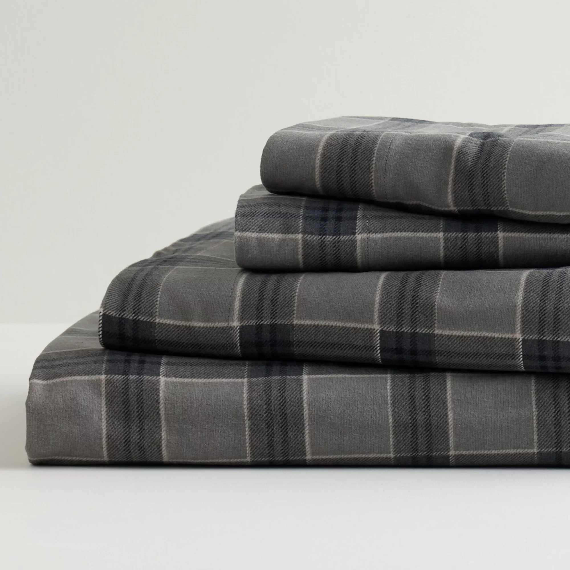 Cuddl Duds® Heavyweight Cotton Flannel Sheet Set with Pillowcases | Kohl's