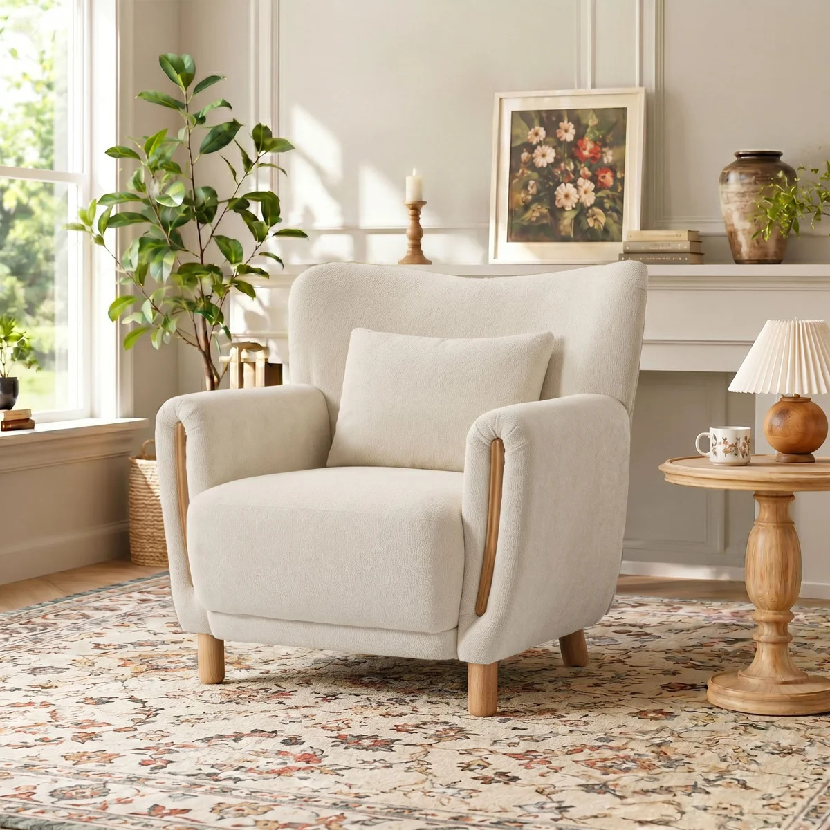 Heart-Shaped Wingback Chair | Wayfair North America