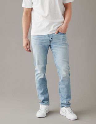 AE AirFlex+ Slim Straight Jean | American Eagle Outfitters (US & CA)