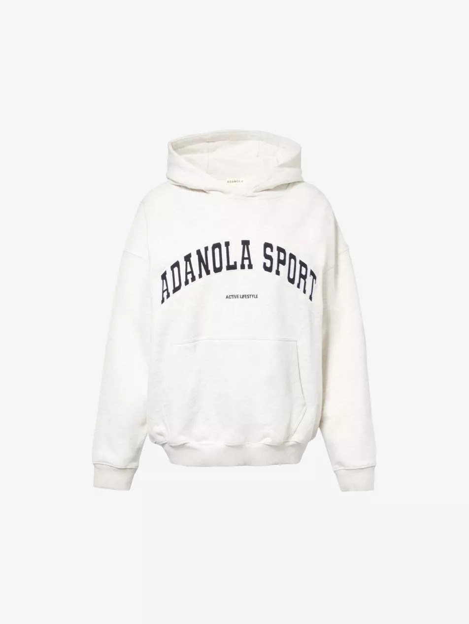 Logo-embroidered oversized organic-cotton hoody | Selfridges