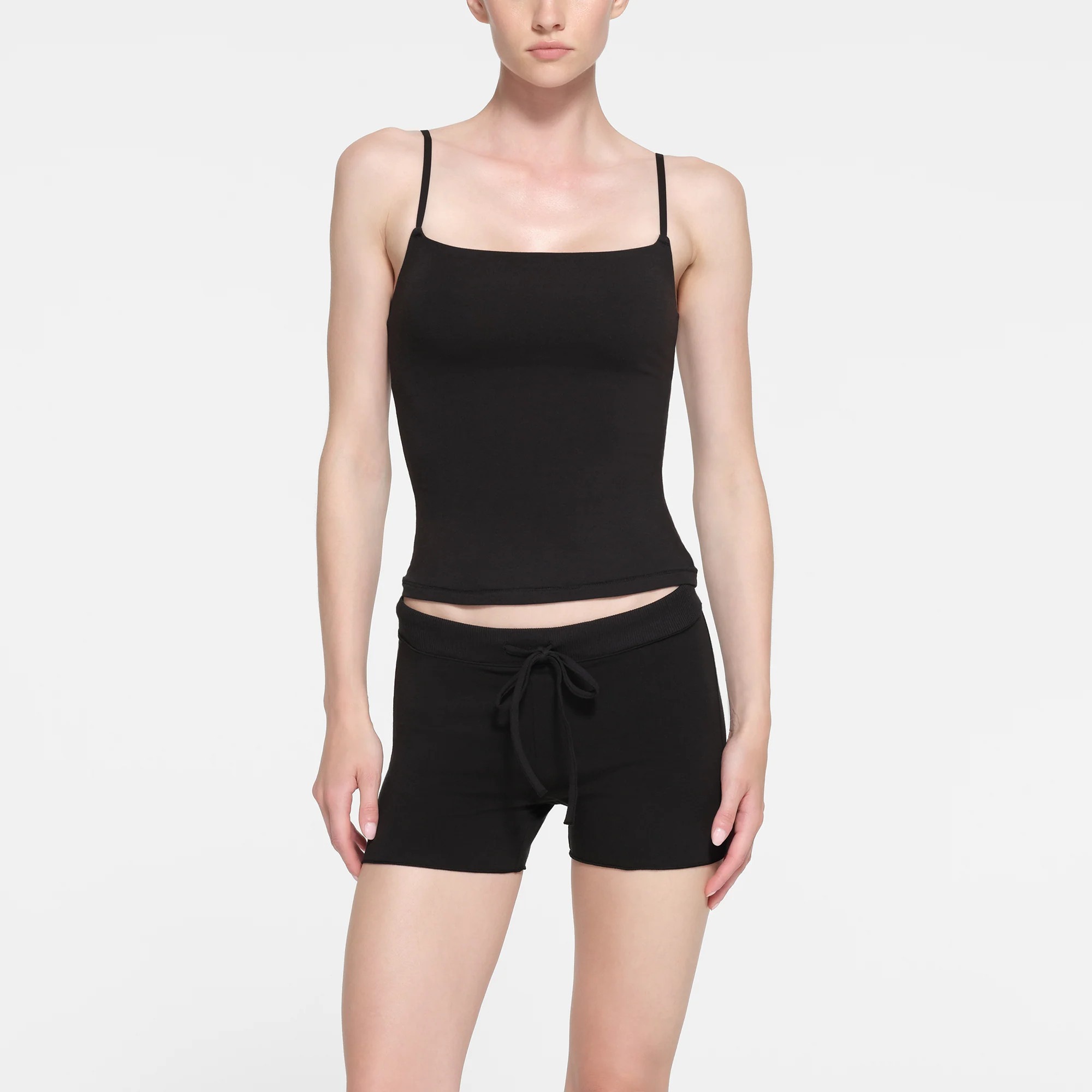SKIMS Cami Top | Black | Medium | Cotton Jersey | SKIMS (US)