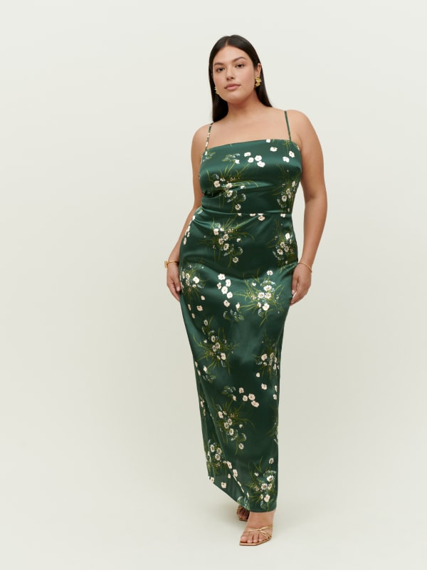 Frankie Silk Dress Es | Reformation (Global)