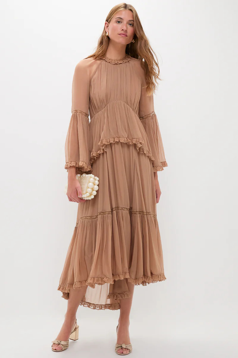 Biscuit Hypnotic Peplum Flutter Dress | Tuckernuck (US)