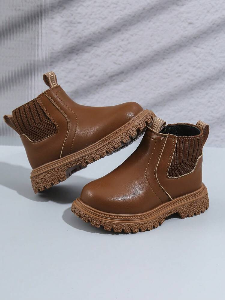 Baby Motorcycle Style Walking Shoes. Infant Fashion Boots. Baby Single Walking Shoes. | SHEIN