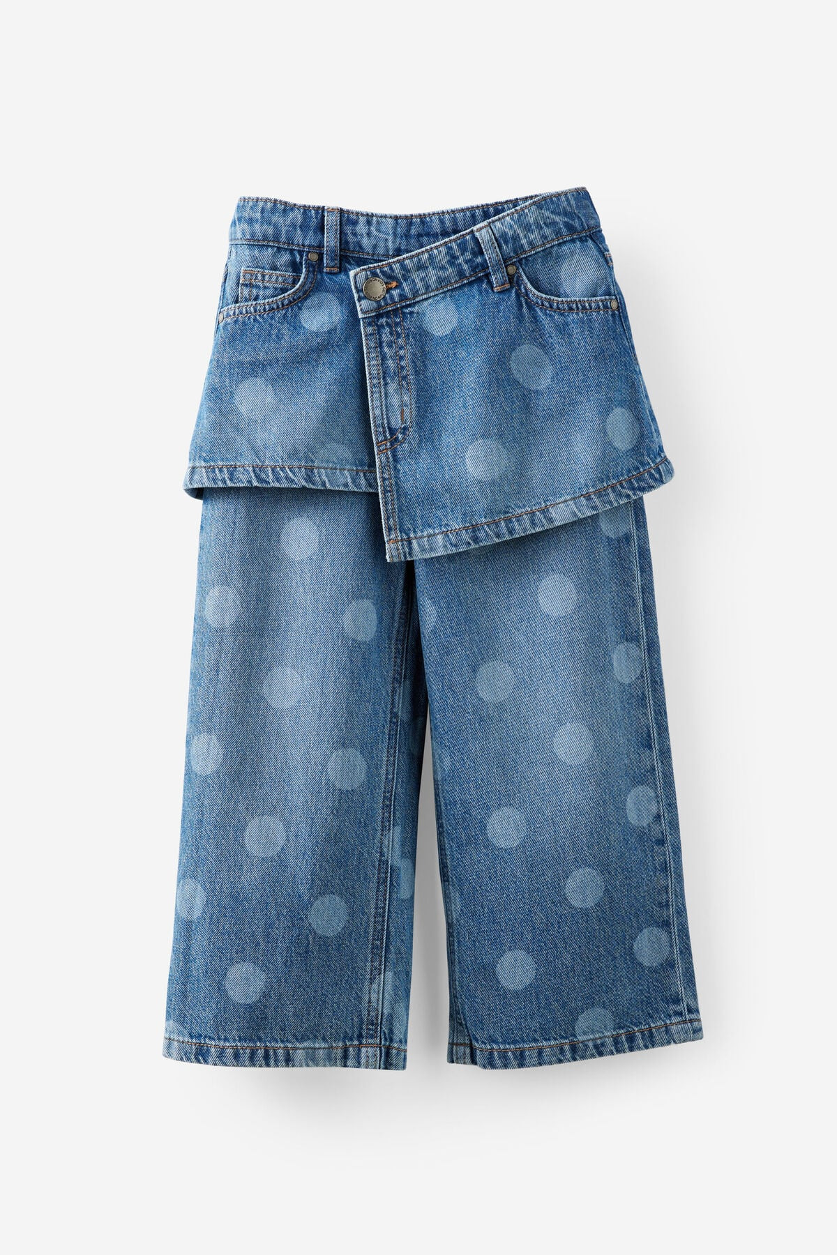 Super Wide Leg Skirt Denim Jean | Cotton On (US)