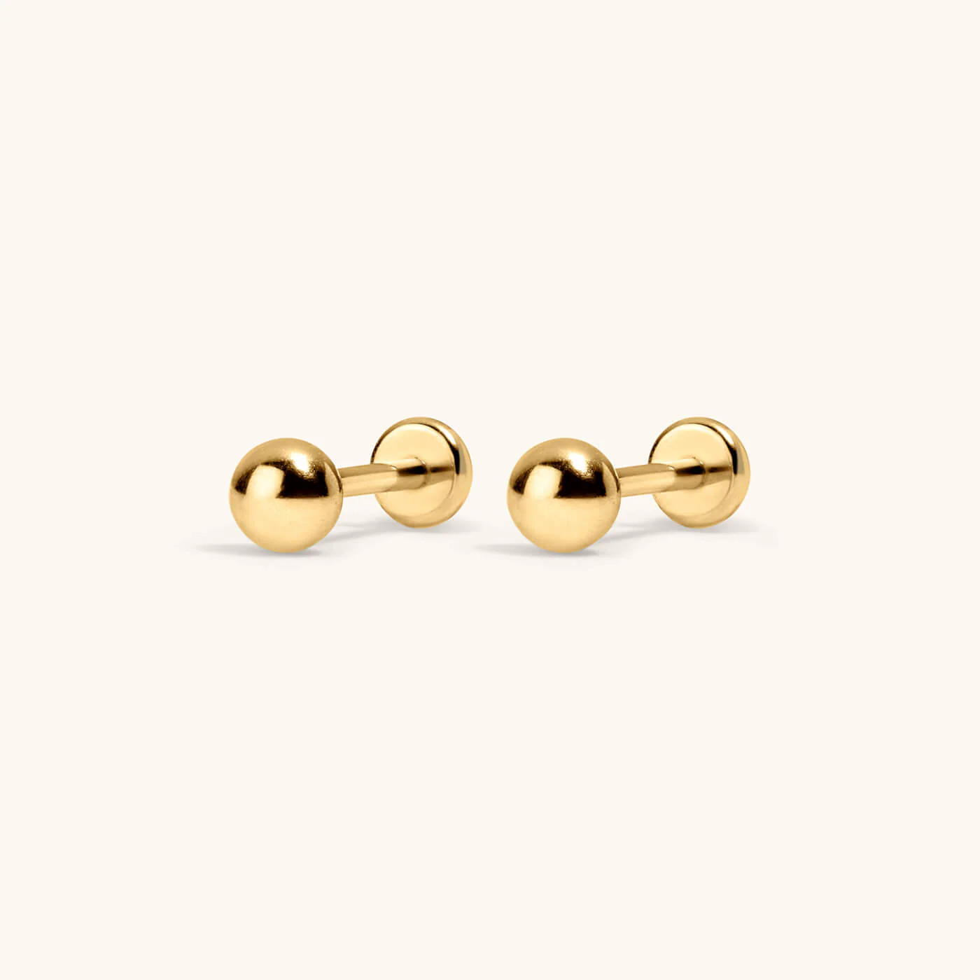 Sphere Nap Earrings, 3mm | Maison Miru