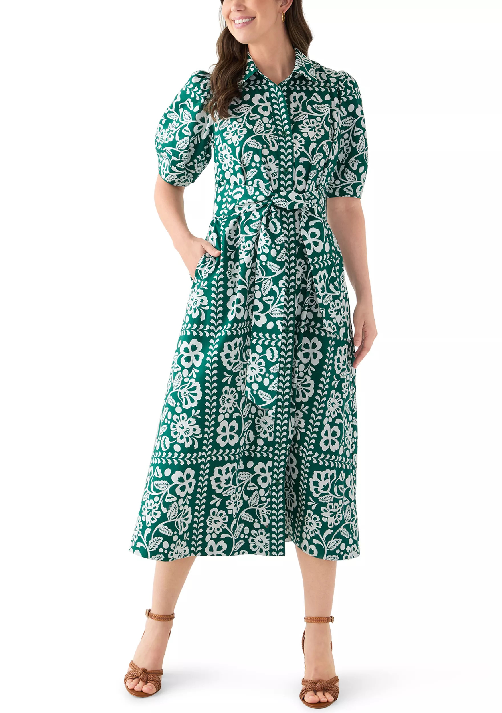 Women's Elbow Sleeve Maxi Dress | Belk
