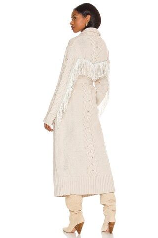 Understated Leather Robe in Off White from Revolve.com | Revolve Clothing (Global)