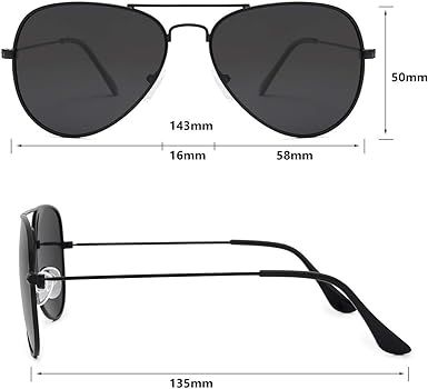 Amazon.com: Livhò Sunglasses for Men Women Aviator Polarized Metal Mirror UV 400 Lens Protection... | Amazon (US)