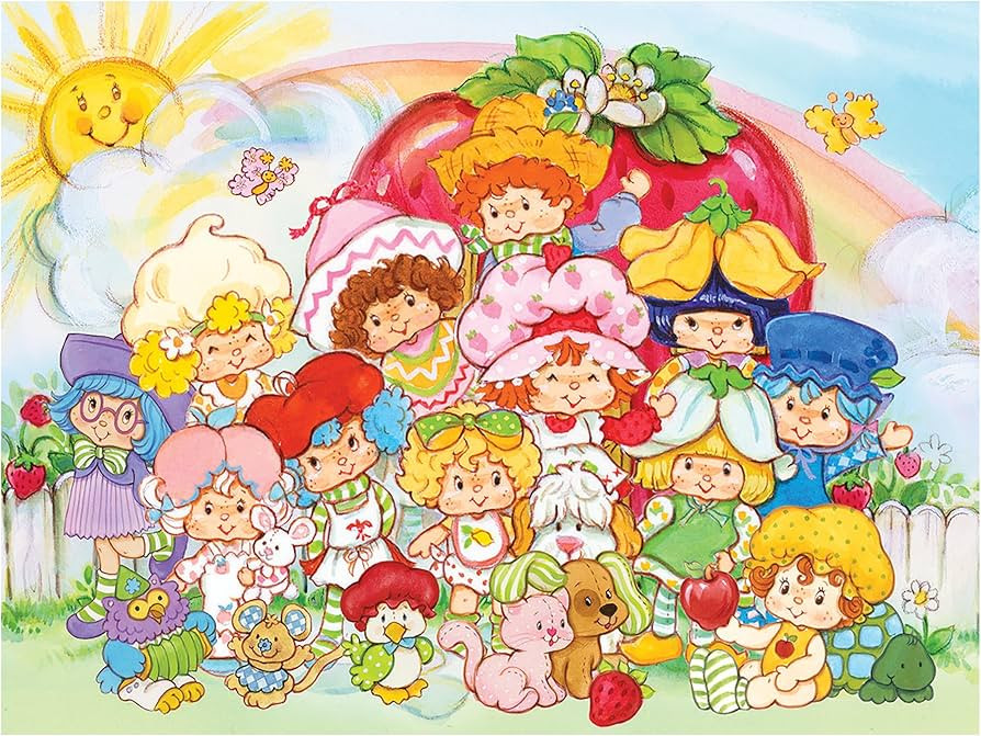 RoseArt - Strawberry Shortcake - Strawberry Shortcake and Friends - 300 Piece Jigsaw Puzzle for A... | Amazon (US)