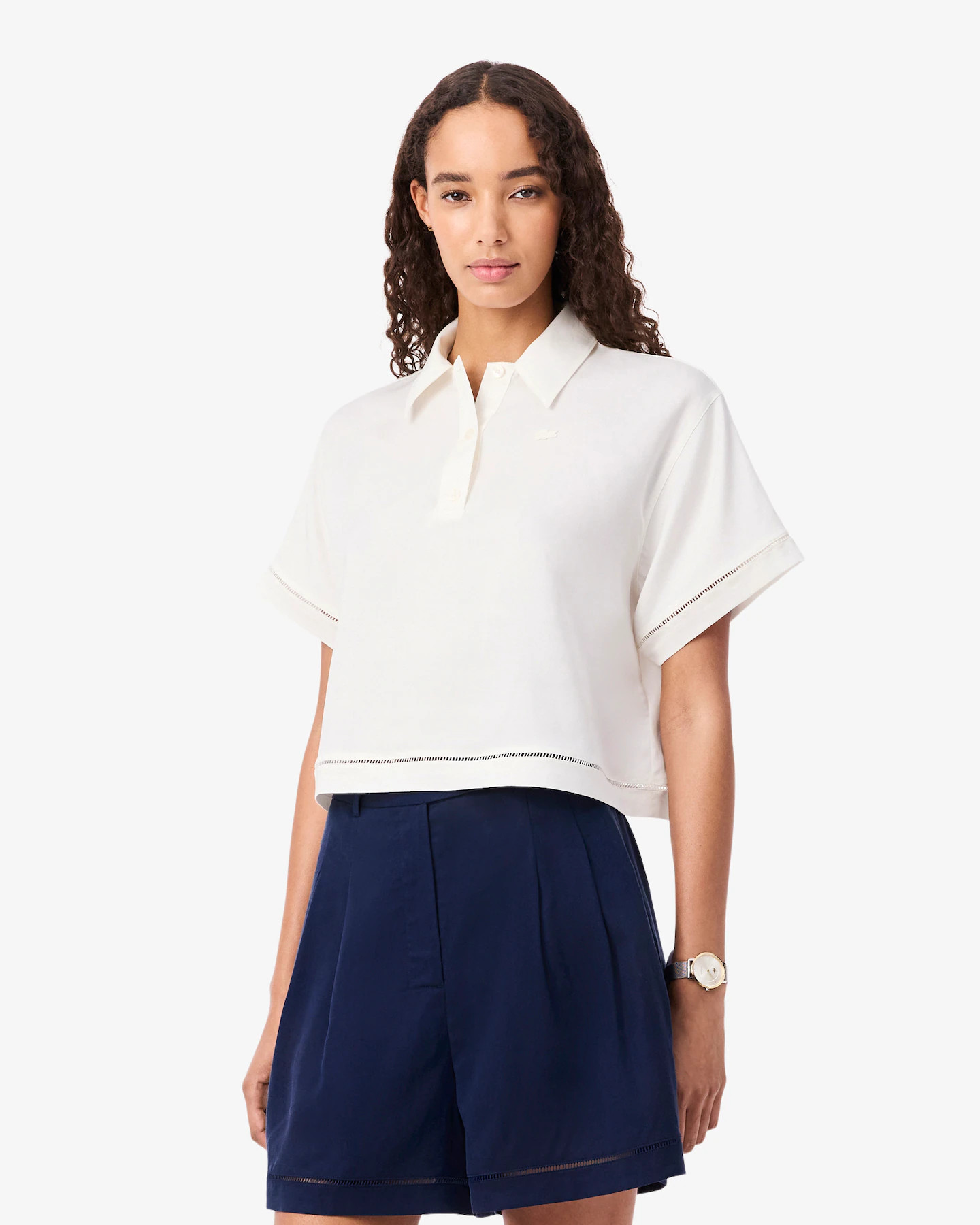 Oversized Fluid Twill Polo | Lacoste (US)