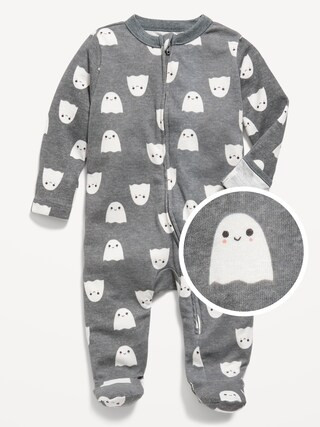 Unisex Halloween 1-Way Zip Sleep & Play Footed One-Piece for Baby | Old Navy (CA)