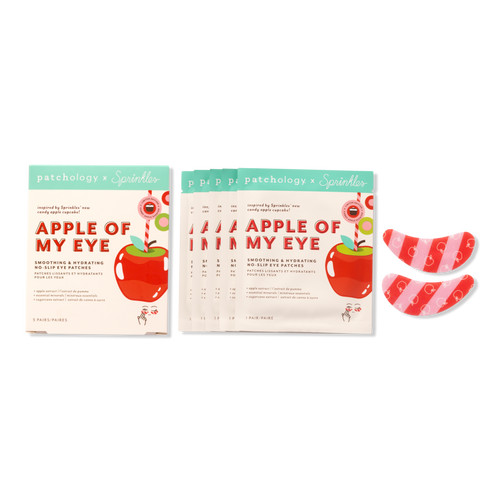 Patchology x Sprinkles Apple Of My Eye Smoothing & Hydrating No-Slip Eye Patches | Ulta