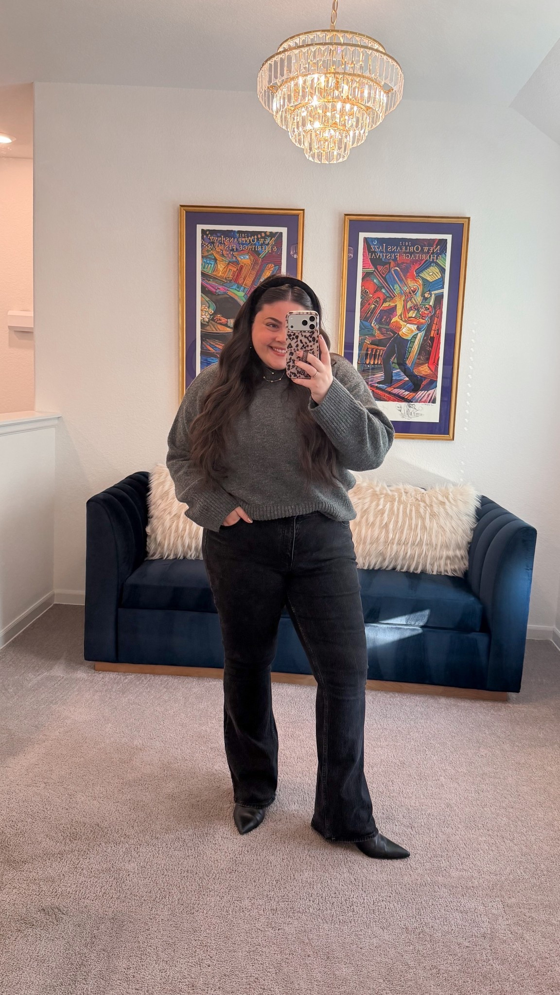 Church outfit. Sunday outfit. Gray sweater. Boot cut jeans. Abercrombie jeans. Abercrombie boot cut jeans. Abercrombie denim.

#LTKdayinmylife #LTKFindsUnder100 #LTKFindsUnder50