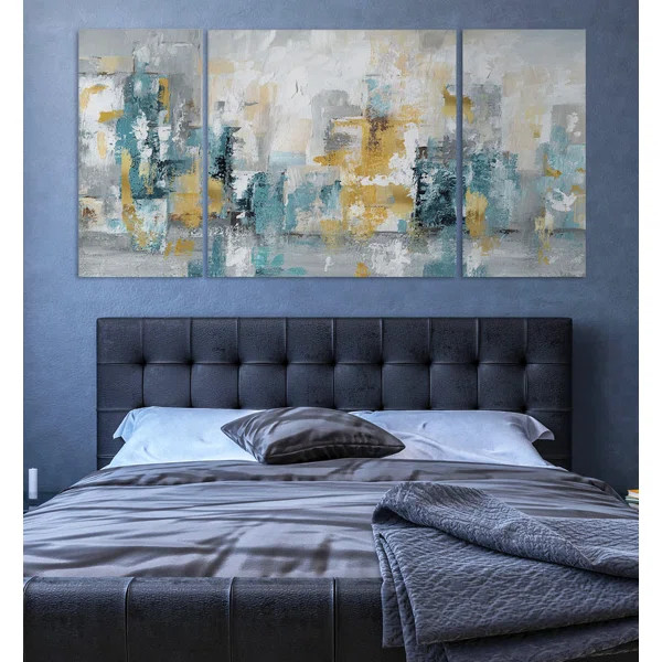 City Views II - 3 Piece Wrapped Canvas Multi-Piece Image | Wayfair North America