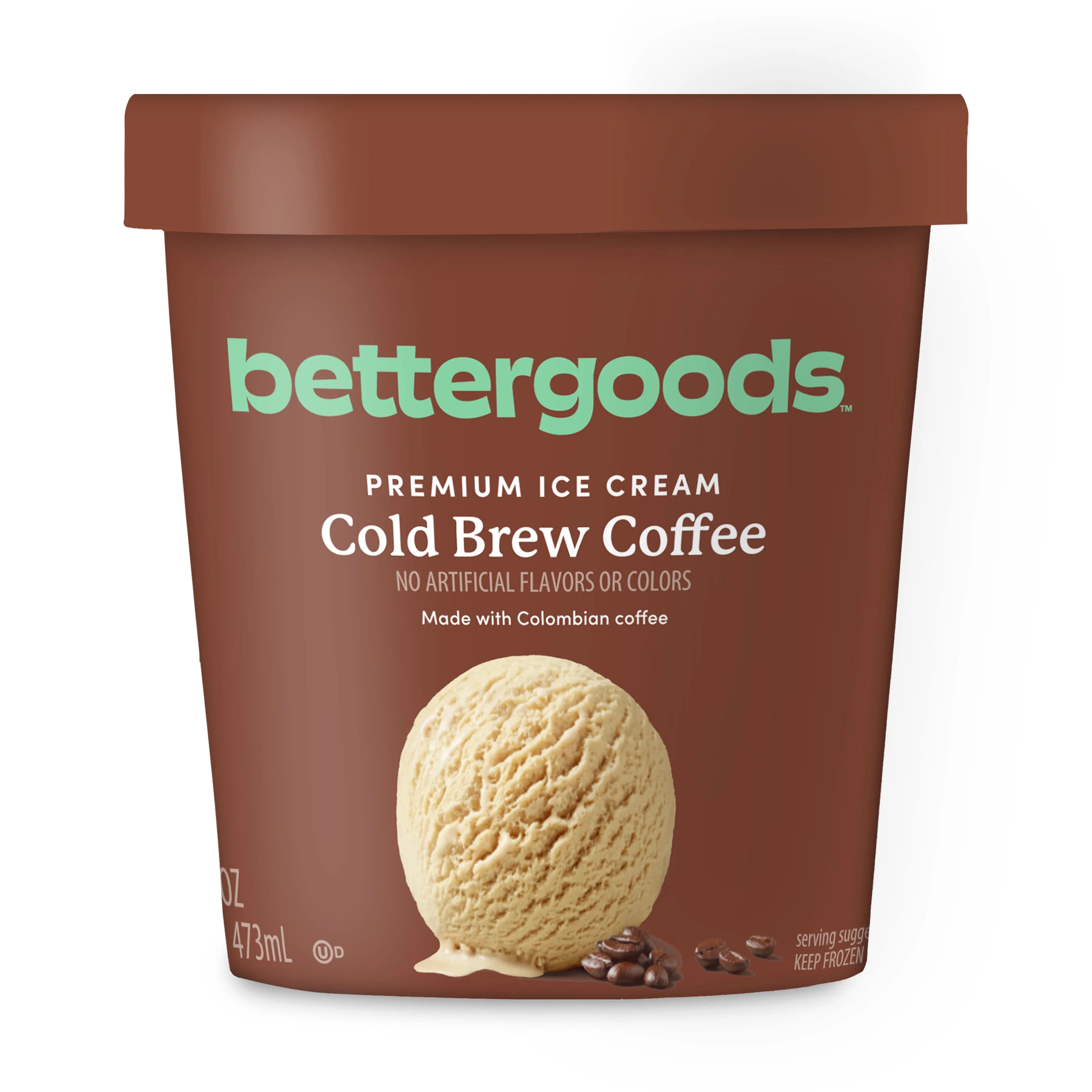 bettergoods Cold Brew Coffee Premium Ice Cream, 16 fl oz | Walmart (US)