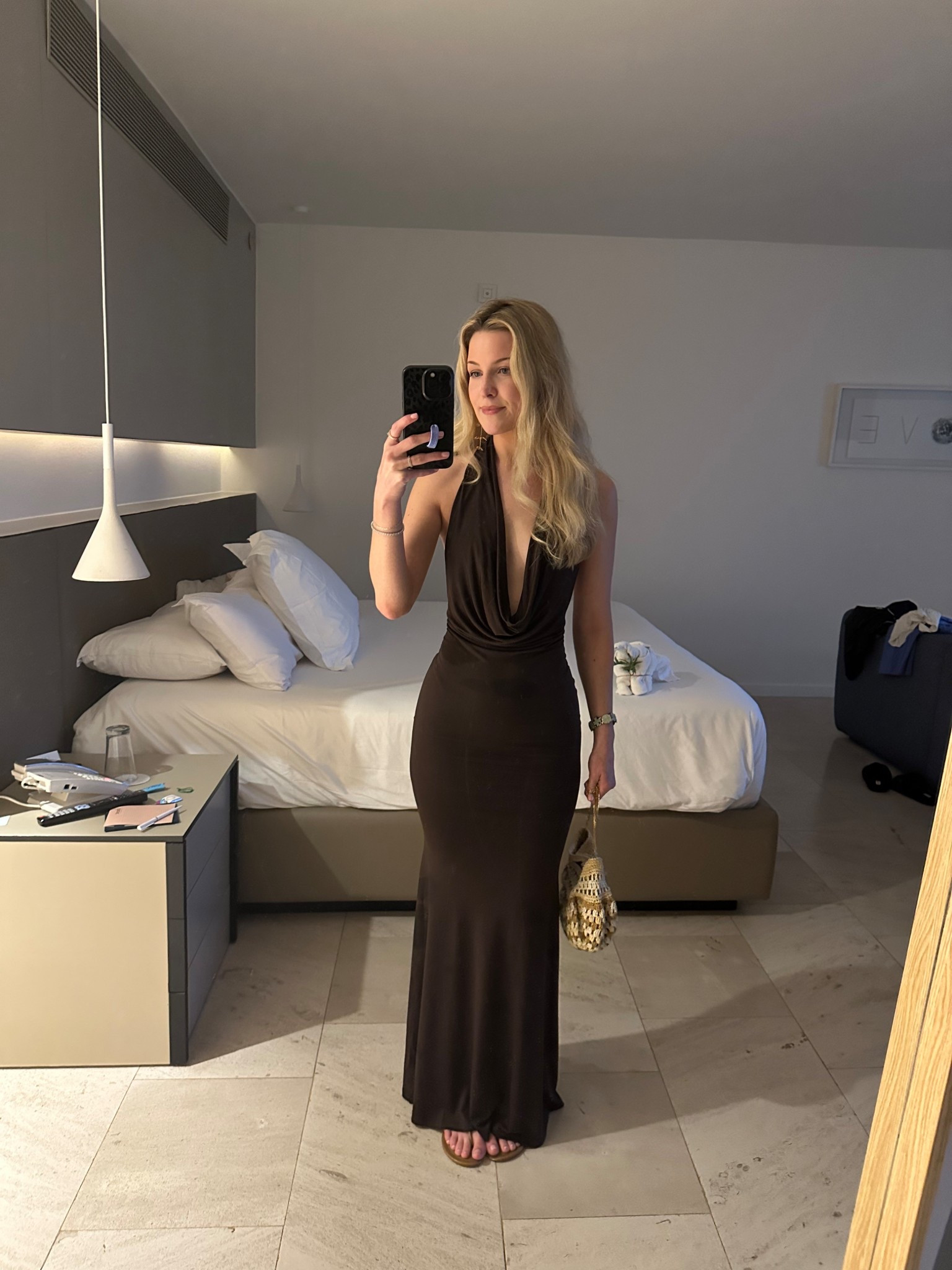 Probably my favorite thing I wore in Mexico. Could be beautiful as a wedding guest dress. It’s stretchy, but a thick material that smooths the hip and thigh area. I’m wearing an xxs, which is not my typical size, but worked because of how much stretch it offered! 

Resortwear, black tie, formal 

#LTKWedding #LTKFindsUnder100 #LTKStyleTip