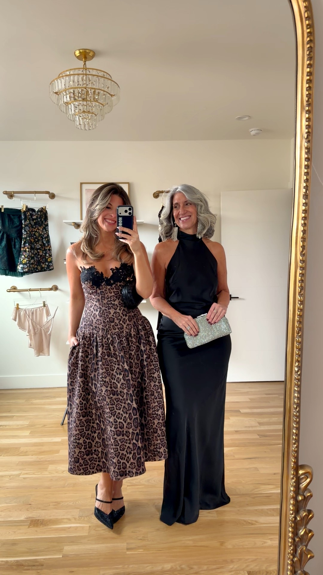 Mom and me wedding guest and formal event dresses leopard and lace midi and black satin halter gown 

Vici code: emerson30
Electric picks code: emerson20

Wearing my usual smalls/2
Mom wears a medium/6

Wedding guest
Formal event
Black tie
Satin
Leopard
Lace
Mother of the bride
Special occasion

#LTKgrwm #LTKSeasonal #LTKWedding