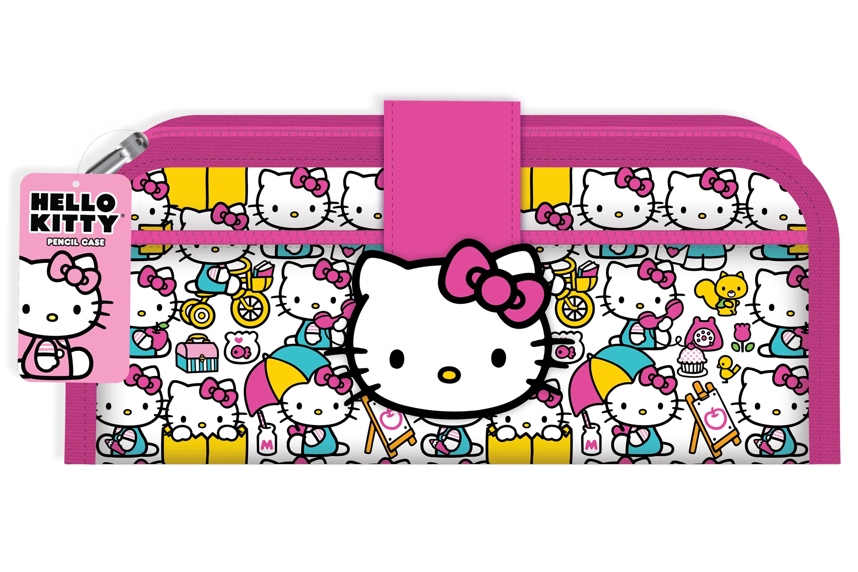 Hello Kitty Pencil Pouch, Unisex, Soft Case, 9.175"L x 4"H, Multicolor, New, Elementary School | Walmart (US)