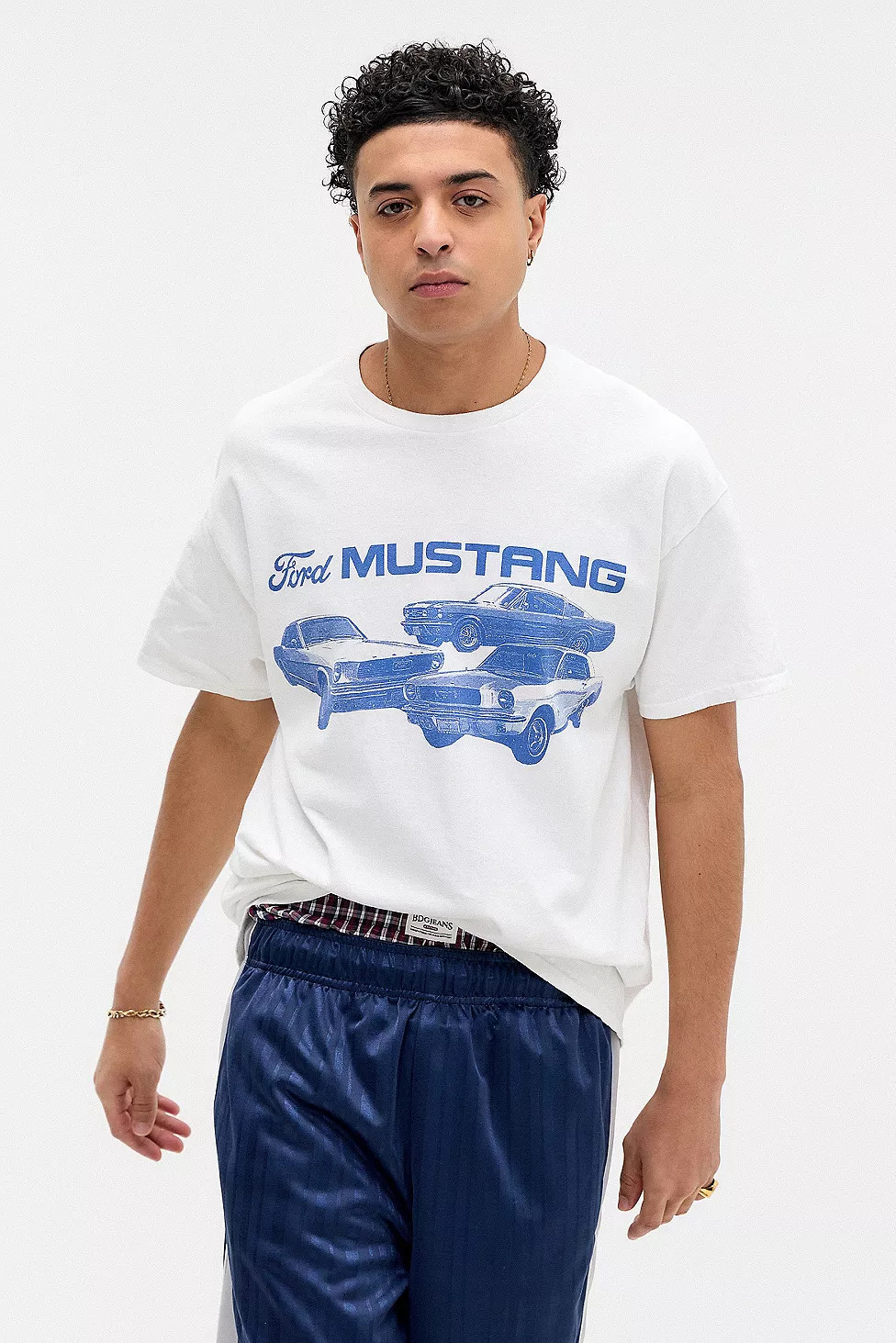 UO White Ford T-Shirt | Urban Outfitters UK
