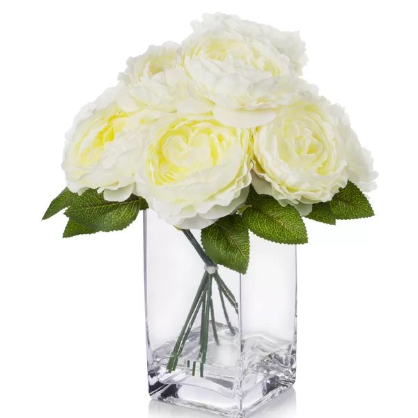 Peonies Floral Arangements and Centerpieces in Vase | Wayfair Professional